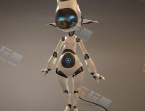 精灵机器人Blender模型