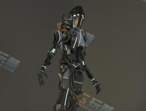 64号机器人Blender模型