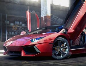 车库中的兰博基尼Blender工程源文件