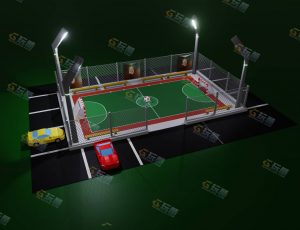 low poly低多边形卡通场景106-Blender工程源文件