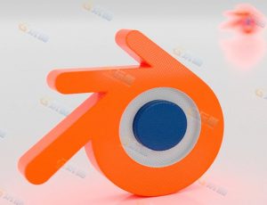 搅拌机LOGO Blender模型