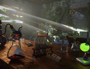 破旧实验室Blender工程源文件