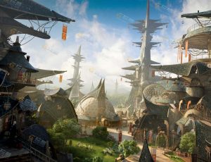 玩酷CG网—盖亚奇幻幻想建筑模型