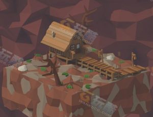 low poly低多边形卡通场景110-Blender工程源文件