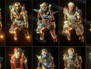 超级赛博改造人Blender模型合辑