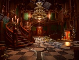 古典奢华贵族客厅Blender工程源文件