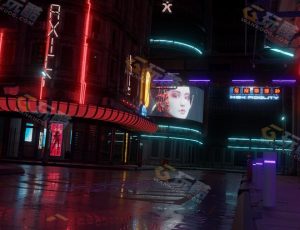 赛博街道Blender工程源文件