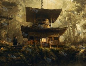 日本寺庙Blender模型套装