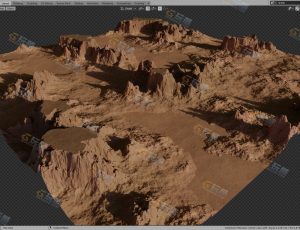 程序化黄土地形Blender工程源文件