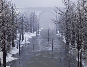 冬季小河Blender工程源文件