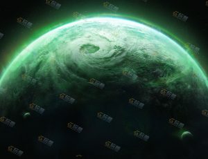 绿色幽暗星球Blender工程源文件