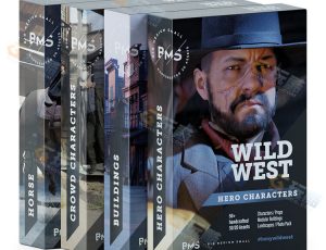 BMS狂野西部大表哥3D模型套装