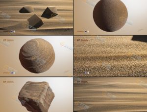 C4D程序化沙子材质