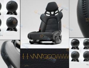 C4D汽车内饰Octane材质