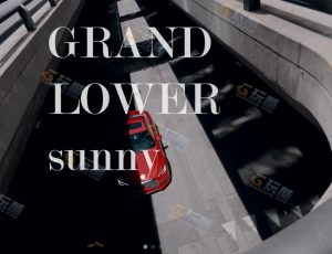 光照强烈的地下街道背景和HDRI