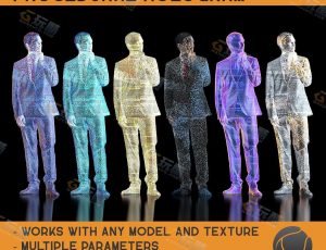 C4D程序化科技效果生成器预设