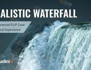 VFX Grace Houdini大型瀑布电影级水流特效VFX模拟