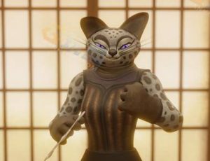 功夫熊猫忍者花豹模型