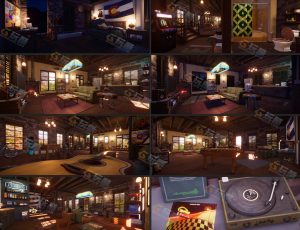 休闲大公寓场景工程源文件