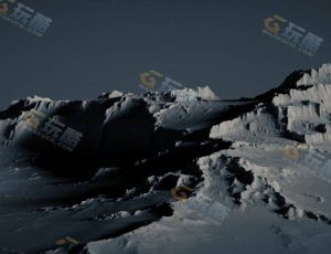 悬崖峭壁地形场景