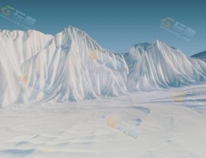 雪山地形场景