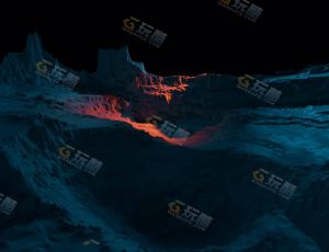 大型地形山脉场景