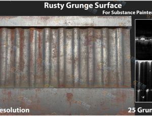 金属生锈纹理贴图包