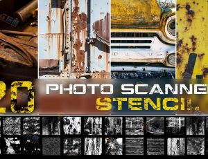 120+超高质量划痕蒙版贴图包