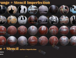 120+铁锈贴图纹理包