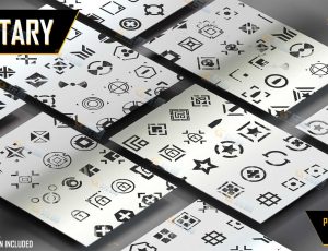 554+科幻工业医疗信息军事图案贴纸纹理