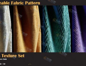 高精度平铺纺织物纹理贴图