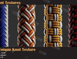 高精度平铺结绳图案纹理贴图