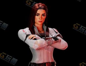 风格化女英雄模型