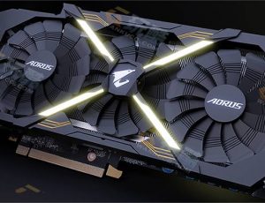技嘉AORUS 1080 Ti Extreme Editon显卡3D模型