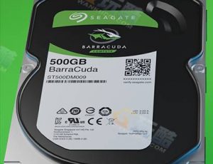 希捷 500GB 硬盘3D模型