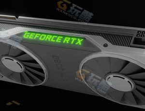 英伟达 GeForce RTX 2080 3D模型
