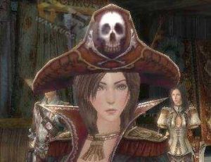 卡通女海盗模型