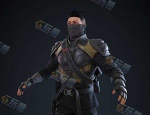 特种战斗士兵模型