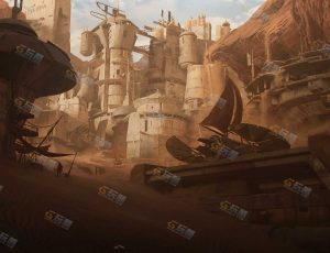 玩酷CG网—乌托邦银河基地建筑模型