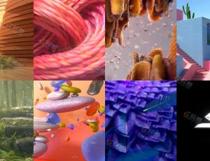 C4D创意酷炫开场视频教程讲解+完整工程源文件