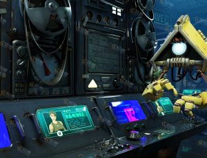 科幻机械控制室场景工程源文件