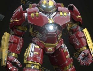 反装甲浩克C4D模型