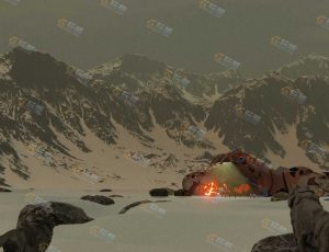 雪山露营地场景工程源文件