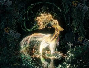 魔幻光线金鹿Blender工程源文件