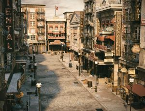 老城市建筑街道场景工程源文件