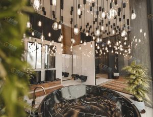 情绪浴室场景工程模型