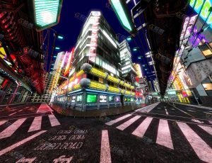 赛博朋克大城市场景工程源文件