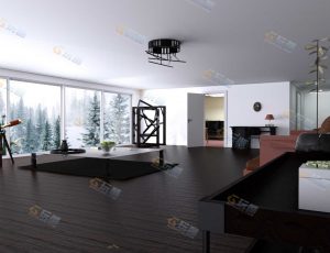 艺术家工作室场景工程源文件