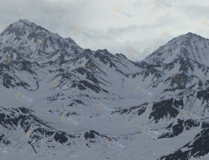 大雪山场景模型