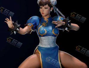 风格化春丽模型